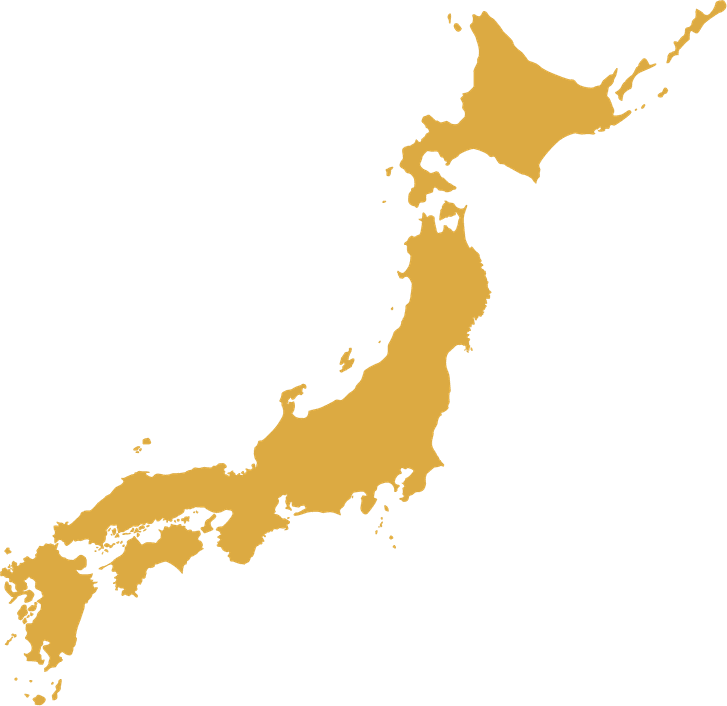 開催地の日本地図