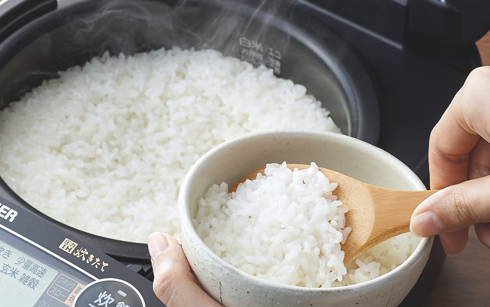 進化したおいしさ&粒立ち保温 イメージ