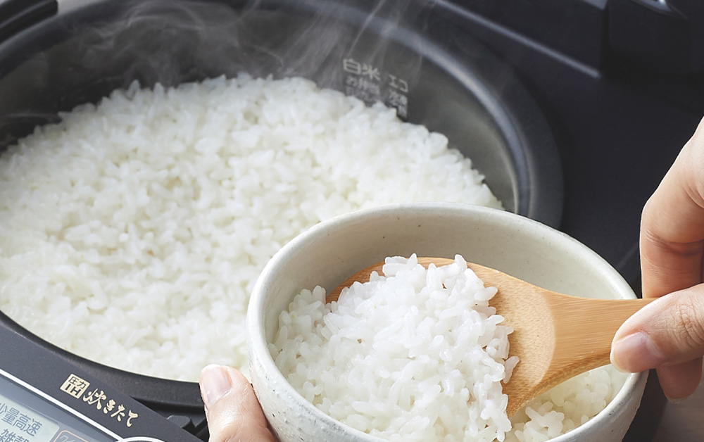 進化したおいしさ&粒立ち保温 イメージ