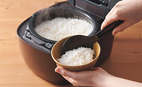 Image of keeping rice warm for illustration purposes