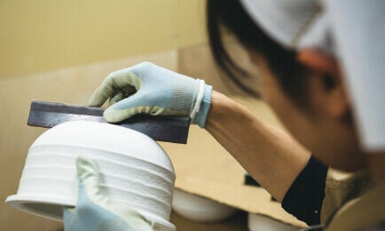 Hands, eyes, and ears on the clay image