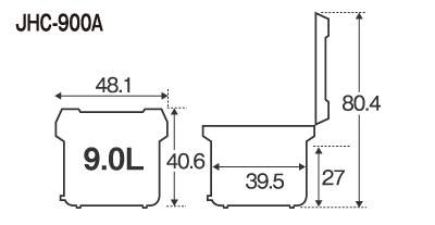 タイガー保温專用JHC-900A9L (5升）業務用電子ジャー