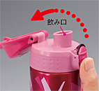 ワンプッシュオープン「ダイレクトドリンクボトル」 ワンプッシュオープン「ダイレクトドリンクボトル」