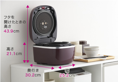 限定商品＞圧力IH炊飯ジャー〈炊きたて〉JPC-A102/A182 | 製品情報 ...