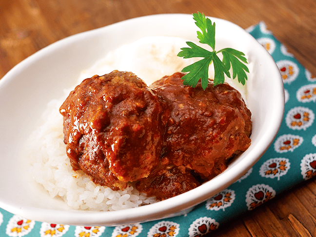 ロコモコ丼（同時調理例）