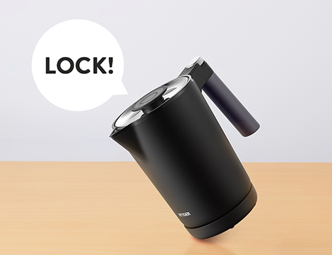 Tilt lid lock