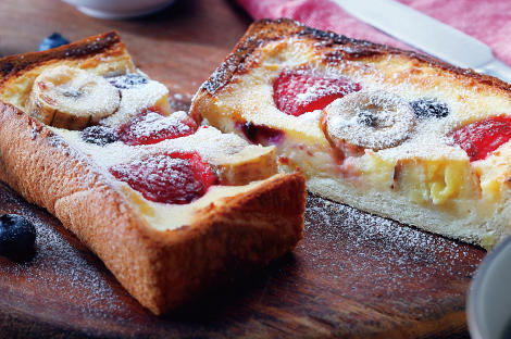 *Fruit craft toast