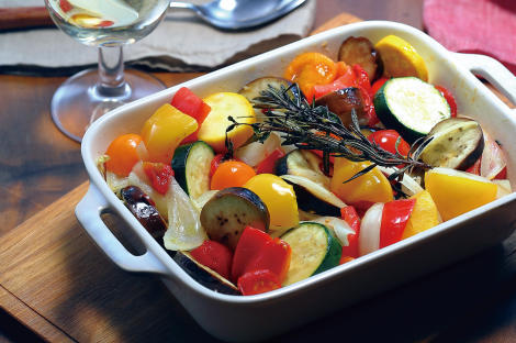 *Baked ratatouille