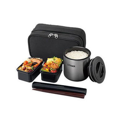 Tiger Thermal Bento Lunch Box Black LWY-E461-K