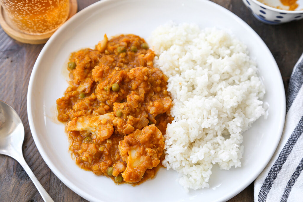 Slow Cooker Cauliflower Curry