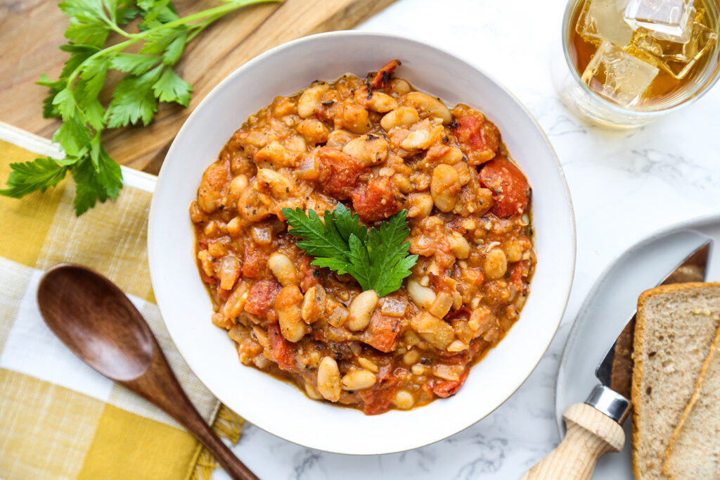 Slow Cooker Spanish Bean Stew