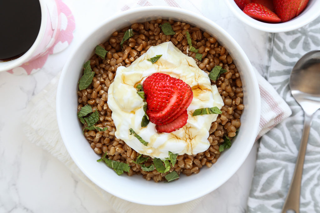 Breakfast Wheat Berries
