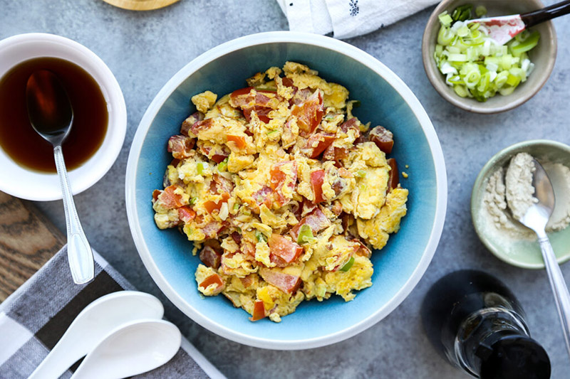 Chinese Tomato Egg Stir Fry