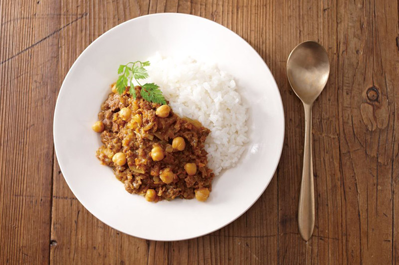 Keema Curry with Chickpeas