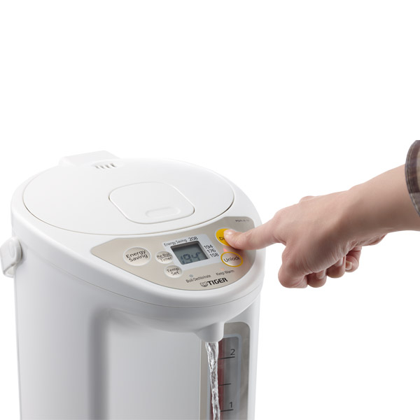 Tiger Micom Electric Water Boiler and Warmer, 3 L, White 