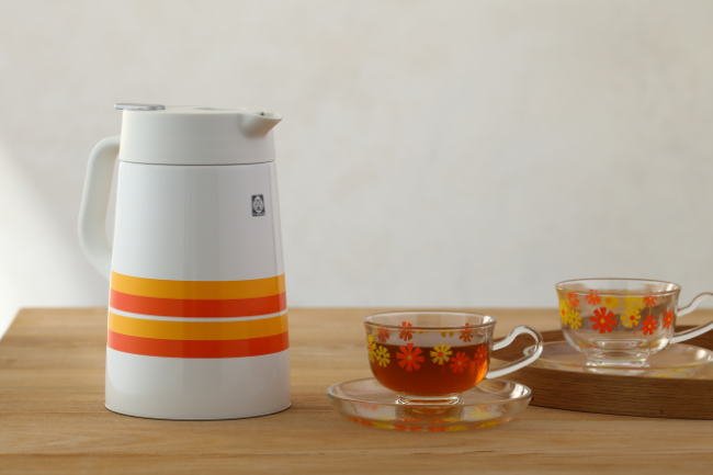 TIGER Rice Cooker 3-cup WEB Limited 100th Anniversary Model, Reprint, Retro  Pattern, Orange Stripe JNP-T055WO