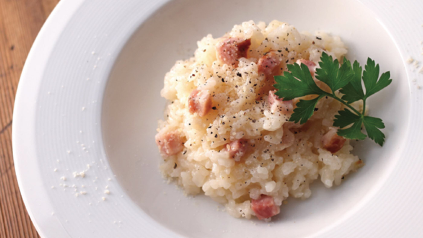 Bacon and Parmesan Risotto