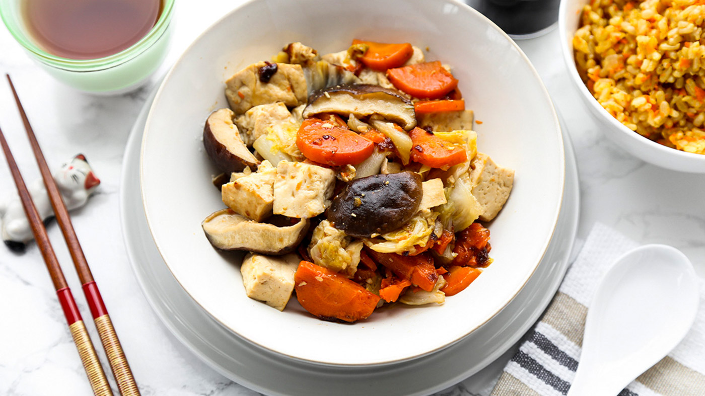 Cabbage and Tofu Stir Fry