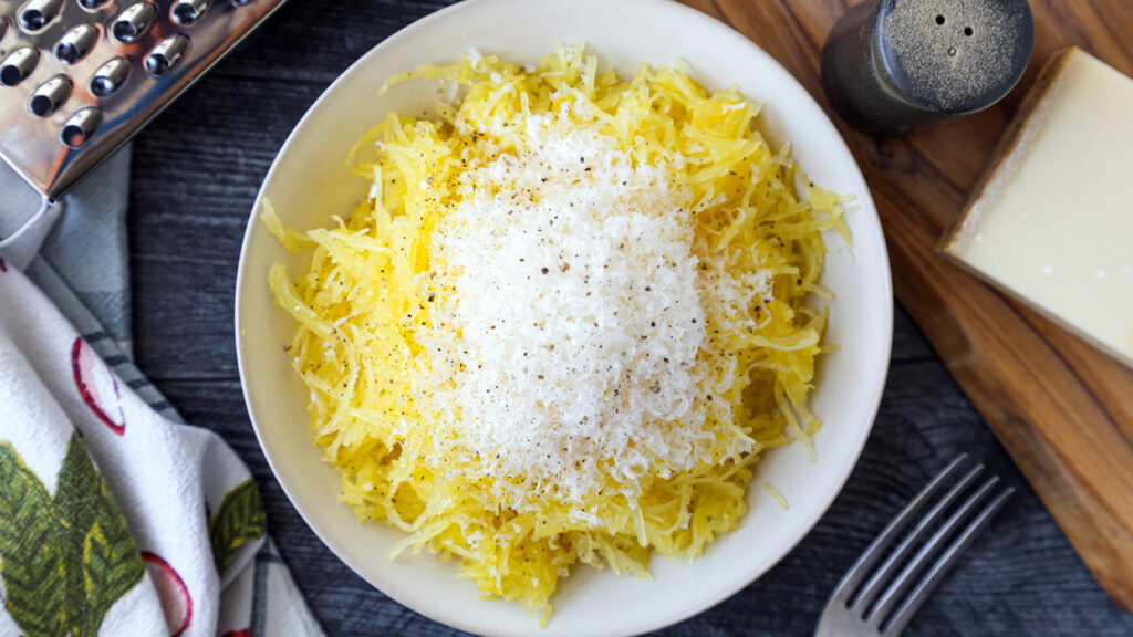 Cheesy Spaghetti Squash