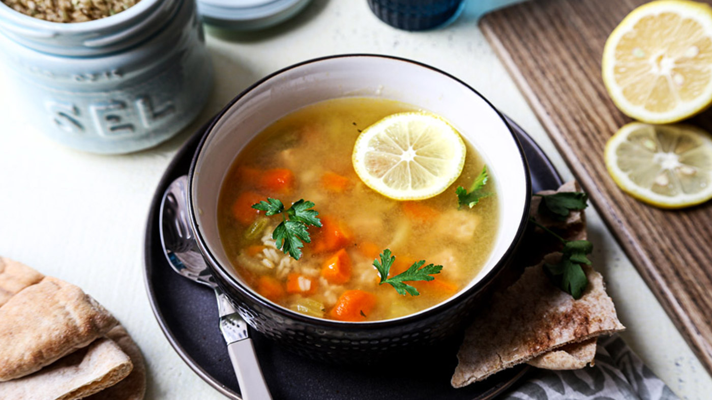 Chicken and Brown Rice Soup