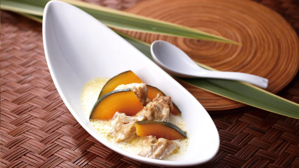 Creamed Chicken and Kabocha Squash