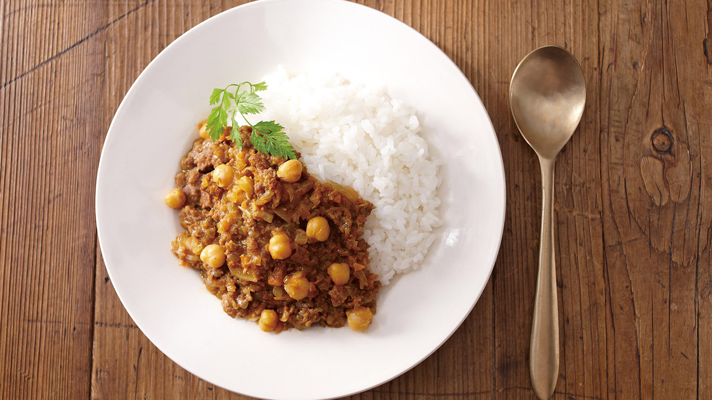 Keema Curry with Chickpeas - キーマ カレー