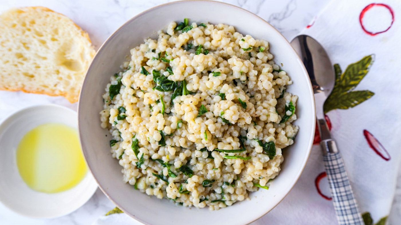 Pearl Couscous Risotto