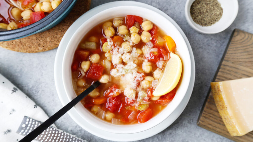 Slow Cooker Chickpea Soup