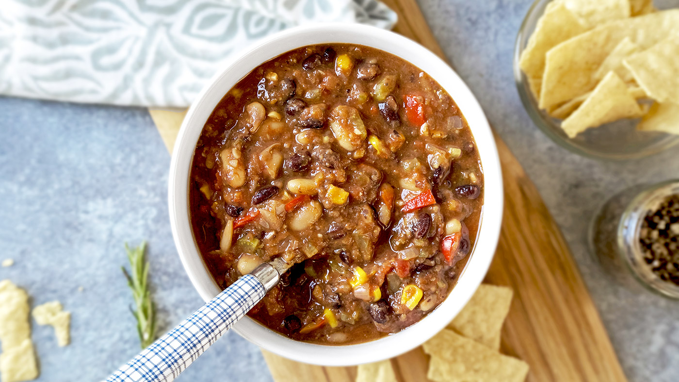 Skinny Vegetarian Mexican Chili