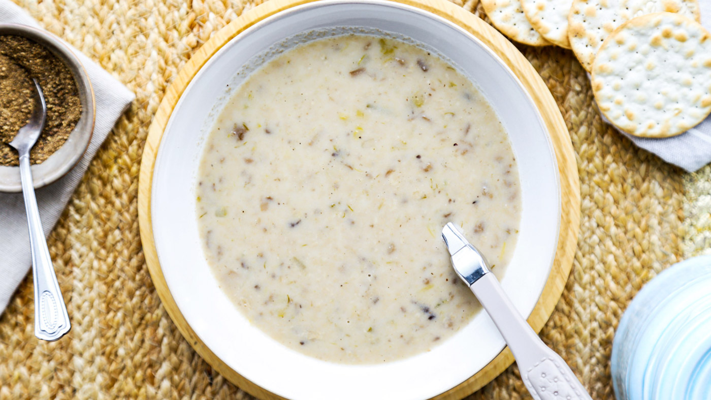 Slow Cooker Cream of Mushroom Soup