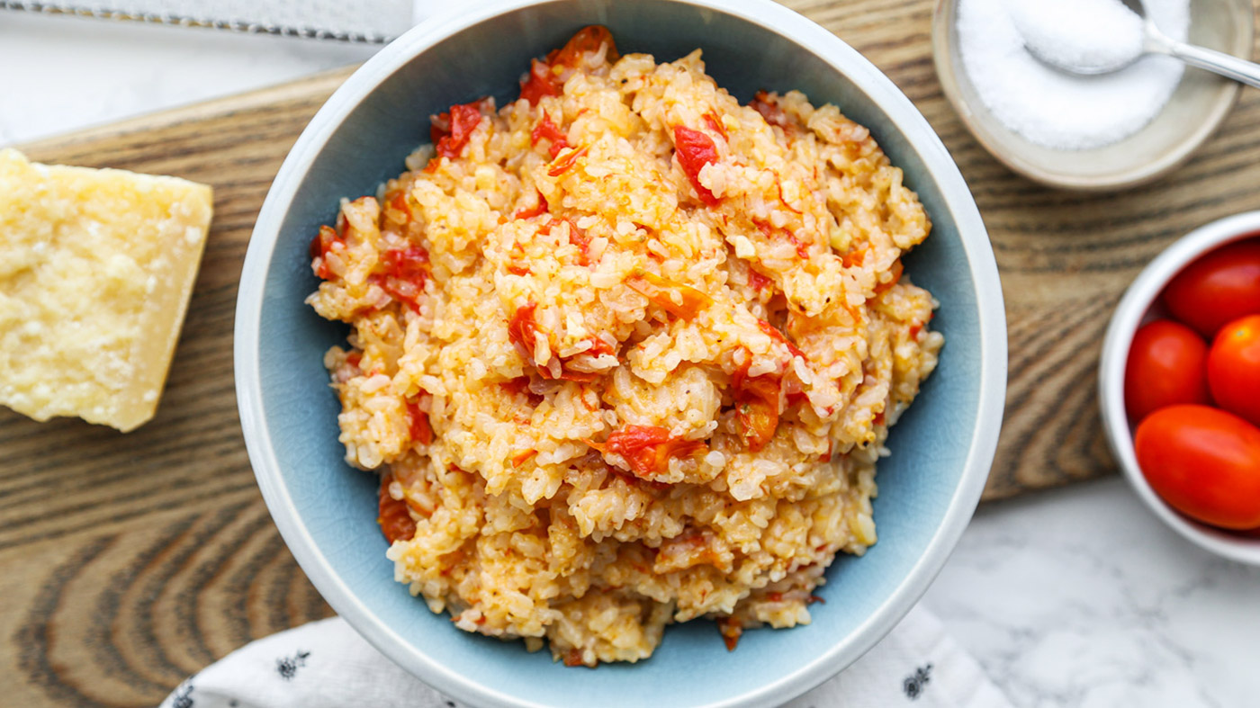 Tomato Cheese Risotto