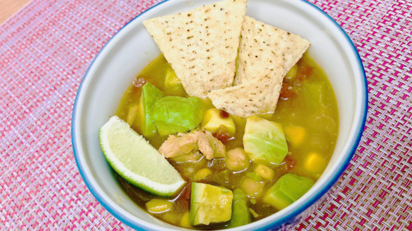 Slow Cooker Chicken Tortilla Soup