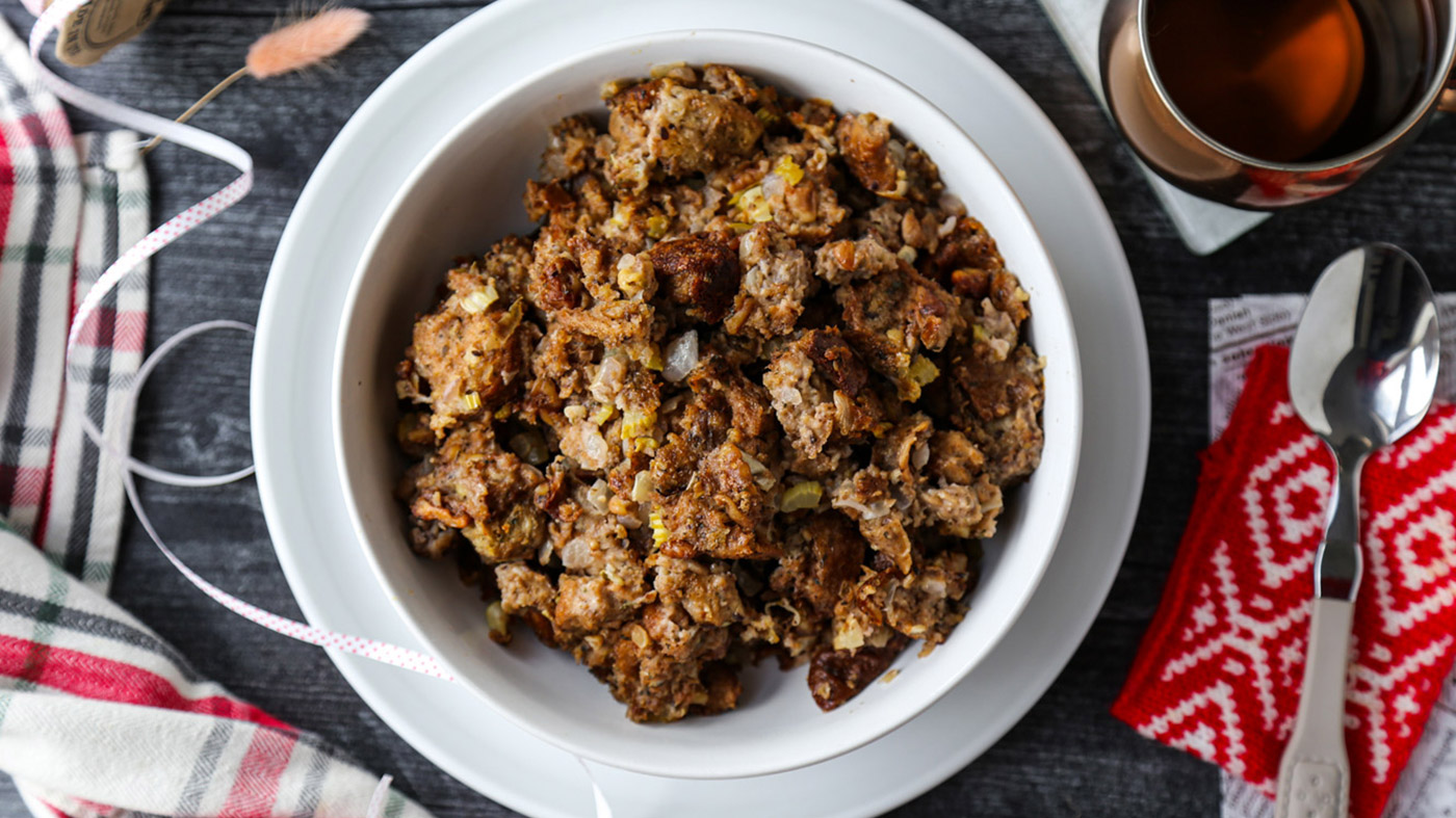 Easy Rice Cooker Stuffing