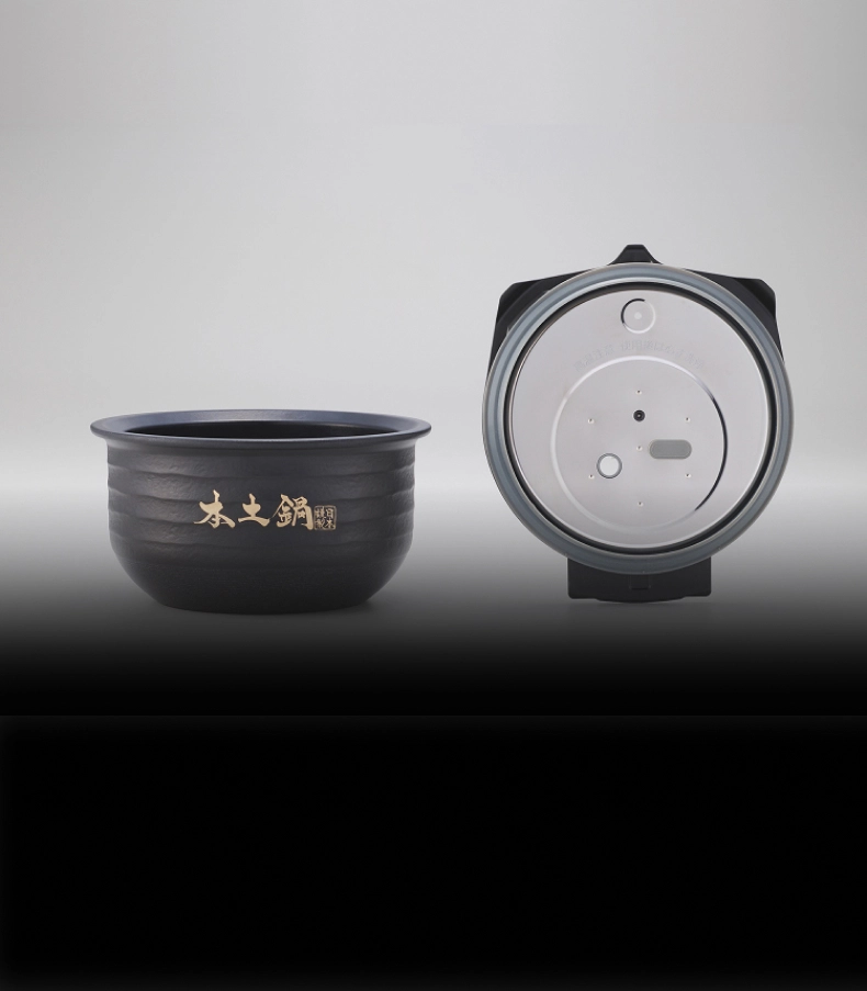 Two easy-to-clean parts: the inner pot and inner lid