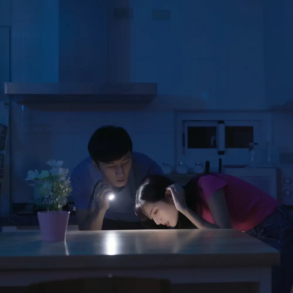 停電時の自宅
