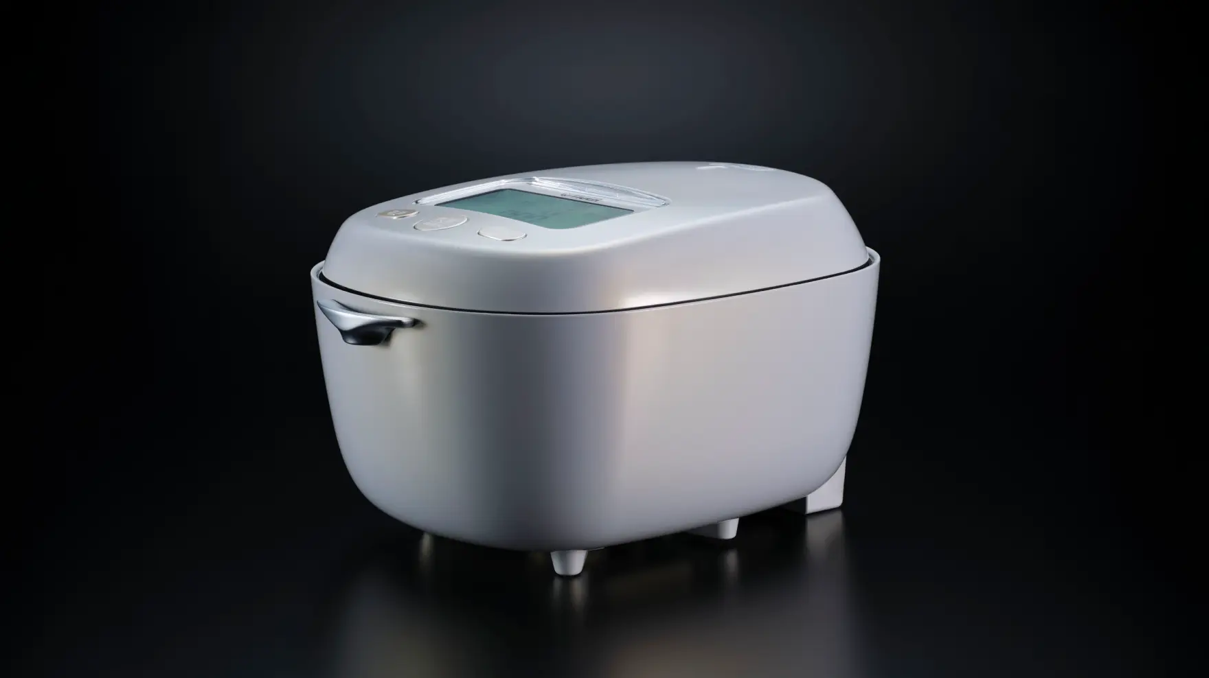 Rice cooker close-up view